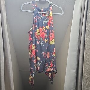 Floral Sleeveless Top